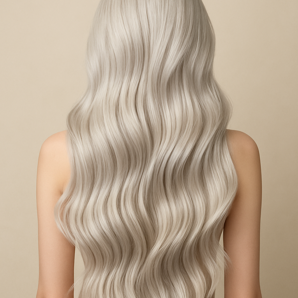 Platinum icy blonde